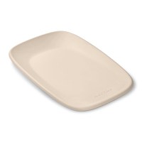 Saltea de infasat, Nattou, Softy, Moale, Utilizabil si fara husa, Design ergonomic, Spuma PU, 70x50x10 cm, Fara BPA, 0 luni+, Beige - 4
