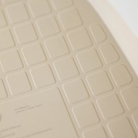 Saltea de infasat, Nattou, Softy, Moale, Utilizabil si fara husa, Design ergonomic, Spuma PU, 70x50x10 cm, Fara BPA, 0 luni+, Beige - 6