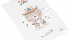 Saltea de infasat pliabila Cangaroo 60 x 40 cm Wild and free Bear