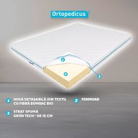 Saltea de pat ortopedica pentru studenti 160x200 student Life - 8