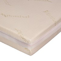 Saltea de pat ortopedica reversibila bio bambus Medical Strong 130x190 cm - 1