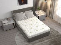 Saltea din spuma poliuretanica Somnart Confort 4Family Aloe Vera 140 x 200 x 14 cm cu husa detasabila - 3