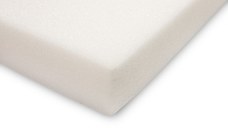 Saltea din spuma Sensillo 120x60x6 cm Lenesi pentru patut copii traditionalpliabil, grad de duritate medie H1-H2, husa detasabila cu fermoar