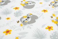 Saltea din spuma Sensillo 120x60x6 cm Lenesi pentru patut copii traditionalpliabil, grad de duritate medie H1-H2, husa detasabila cu fermoar - 3