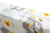 Saltea din spuma Sensillo 120x60x6 cm Lenesi pentru patut copii traditionalpliabil, grad de duritate medie H1-H2, husa detasabila cu fermoar - 4