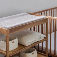 Saltea din spuma Woodies boho dark pentru masa de infasat 70x40 cm - 2