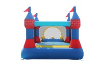 Saltea gonflabila Castel cu tobogan dublu si loc pentru sarituri - 3