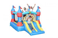 Saltea gonflabila Happy Hop castel cu tobogan dublu - 3