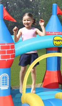 Saltea gonflabila Happy Hop castel cu tobogan dublu - 6