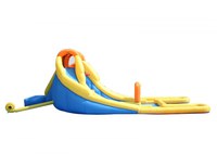 Saltea gonflabila Obstacle Course cu spatiu de catarat, doua tobogane, loc pentru sarit si doua tunele - 2