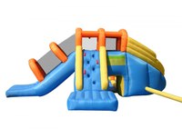 Saltea gonflabila Obstacle Course cu spatiu de catarat, doua tobogane, loc pentru sarit si doua tunele - 5