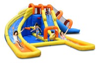 Saltea gonflabila Obstacle Course cu spatiu de catarat, doua tobogane, loc pentru sarit si doua tunele - 6