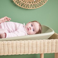 Saltea impermeabila pentru schimbat scutece Nattou Green 70 x 50 cm - 2