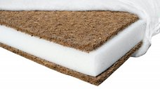 Saltea Komfort cocos-burete-cocos 105x70x10 cm Beberoyal