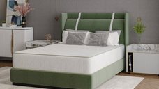 Saltea ortopedica Somnart Letto 140 x 200 x 22 cm cu arcuri si husa matlasata