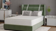 Saltea ortopedica Somnart Letto 140 x 200 x 22 cm cu arcuri si husa matlasata