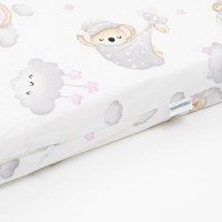 Saltea patut New Baby din spuma cu husa detasabila 120x60x6 cm pink Koala - 2