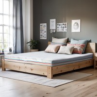 Saltea pentru copii, cu arcuri pocket 160x190 bio cocos latex Econatura - 1