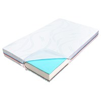 Saltea pentru copii, cu arcuri pocket 160x190 bio cocos latex Econatura - 6