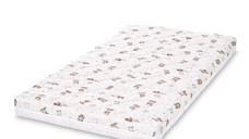 Saltea pentru patut Lorelli Havana Bear and Pilow Beige 110x62x10 cm cocos si spuma elastica