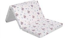 Saltea pliabila de voiaj 60x120x5 cm, din spuma elastica, albastra