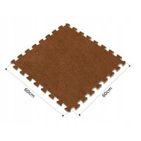 Salteluta de joaca multifunctionala tip puzzle 180 x 120 cm Massido 650102 Maro - 8