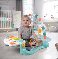Salteluta interactiva cu pian pentru bebelusi Animals - 9