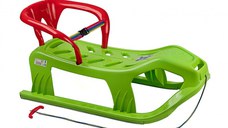 Sanie copii Marmat Snow Star Z cu spatar verde