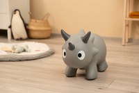 Saritor gonflabil pentru copii de la 18luni,maxim 25kg,material flexibil de inalta calitate,pompa si ac incluse Toyz dinozaurul Dinu Grey - 10