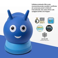 Saritor gonflabil si vehicul ride-on 2 in 1 Micro Air Hopper Blue 18-36 luni, greutate admisa 25 kg - 8