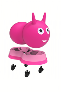 Saritor gonflabil si vehicul ride-on 2 in 1 Micro Air Hopper Pink 18-36 luni, greutate admisa 25 kg - 2