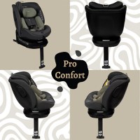 Scaun auto Appekids I-Size 40-150 cm Rear Facing 360 Pro Confort green - 3