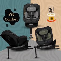 Scaun auto Appekids I-Size 40-150 cm Rear Facing 360 Pro Confort green - 5