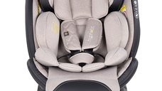 Scaun auto Chipolino Hypnotic Tiramisu I-Size 40-150 cm cu sistem Isofix, Top tether, Sezut rotativ