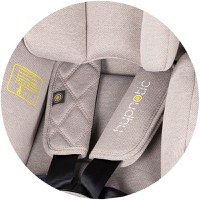 Scaun auto Chipolino Hypnotic Tiramisu I-Size 40-150 cm cu sistem Isofix, Top tether, Sezut rotativ - 2