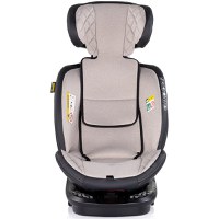 Scaun auto Chipolino Hypnotic Tiramisu I-Size 40-150 cm cu sistem Isofix, Top tether, Sezut rotativ - 6