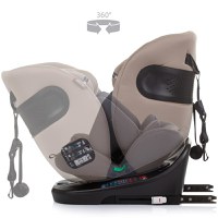 Scaun auto Chipolino Motion I-Size 40-150 cm macadamia cu sistem Isofix - 7