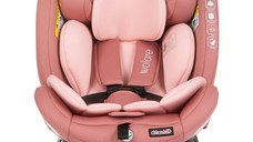 Scaun auto Chipolino Volare I-Size 40-150 cm flamingo cu sistem Isofix