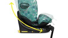 Scaun auto Cosatto All in All Extra Masquerade 40-150 cm I-Size, Testare ADAC, Isofix, SIPS, Rotatie 360, Tetiera reglabila