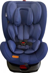 Scaun auto cu isofix Baby Care Motion Seat Albastru, Rotire 360 grade, 0-36 kg, Tetiera reglabila, Omologare R-129 i-Size, Centura in 5 puncte - 4