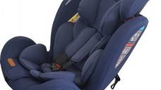 Scaun auto cu isofix Baby Care Motion Seat Albastru, Rotire 360 grade, 0-36 kg, Tetiera reglabila, Omologare R-129 i-Size, Centura in 5 puncte