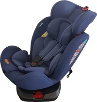 Scaun auto cu isofix Baby Care Motion Seat Albastru, Rotire 360 grade, 0-36 kg, Tetiera reglabila, Omologare R-129 i-Size, Centura in 5 puncte - 1