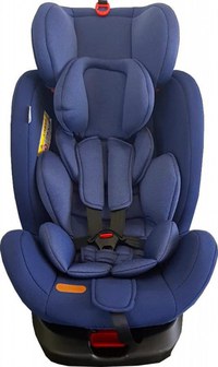 Scaun auto cu isofix Baby Care Motion Seat Albastru, Rotire 360 grade, 0-36 kg, Tetiera reglabila, Omologare R-129 i-Size, Centura in 5 puncte - 2