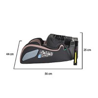 Scaun auto cu Isofix Cangaroo I-Drive Powder Puff I-Size 76-150cm,Model Pliabil compact,Inaltime reglabila,Centuri de siguranta,Top Tether,Sistem protectie impact lateral SPS,Tetiera reglabila,Husa detasabila,Perna reductor - 4