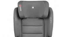 Scaun auto cu isofix KikkaBoo i-Scout Light Grey i-SIZE 100-150 cm,SPS-sistem de protectie impact lateral,spatar reglabil in 4 pozitii,tetiera reglabila in 10 pozitii,conectori isofix telescopici cu sistem vizual verificare
