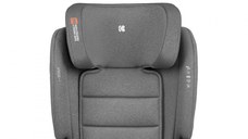 Scaun auto cu isofix KikkaBoo i-Scout Light Grey i-SIZE 100-150 cm,SPS-sistem de protectie impact lateral,spatar reglabil in 4 pozitii,tetiera reglabila in 10 pozitii,conectori isofix telescopici cu sistem vizual verificare