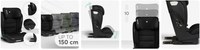 Scaun auto cu isofix KikkaBoo i-Scout Light Grey i-SIZE 100-150 cm,SPS-sistem de protectie impact lateral,spatar reglabil in 4 pozitii,tetiera reglabila in 10 pozitii,conectori isofix telescopici cu sistem vizual verificare - 8