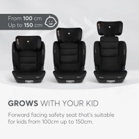 Scaun auto cu isofix KikkaBoo i-Scout Light Grey i-SIZE 100-150 cm,SPS-sistem de protectie impact lateral,spatar reglabil in 4 pozitii,tetiera reglabila in 10 pozitii,conectori isofix telescopici cu sistem vizual verificare - 9