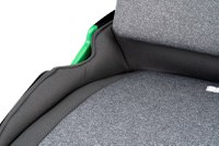 Scaun auto cu isofix pentru copii, Kidnort, model pliabil, cu Tetiera reglabila, 100-150 cm i-SIZE R-129 Mane Gray - 5