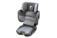 Scaun auto cu isofix pentru copii, Kidnort, model pliabil, cu Tetiera reglabila, 100-150 cm i-SIZE R-129 Mane Gray - 6
